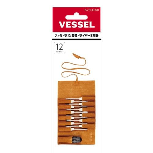 Bộ tua vít có đầu thay thế VESSEL FAMIDORA 12 No.TD-812LR 251811 Bộ tua vít có đầu thay thế VESSEL FAMIDORA 12 No.TD-812LR 251811
