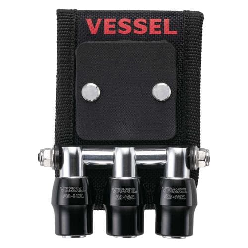Giá đỡ ba ngăn có nam châm VESSEL Quick Catcher QB-10MB3K (Màu đen) 468008 Giá đỡ ba ngăn có nam châm VESSEL Quick Catcher QB-10MB3K (Màu đen) 468008