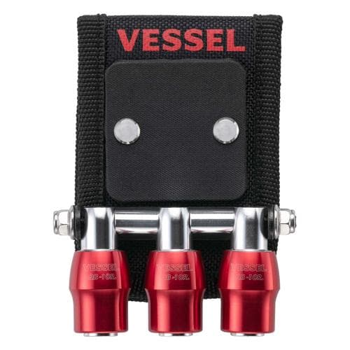 Giá đỡ ba ngăn có nam châm VESSEL Quick Catcher QB-10MB3R (Màu đỏ) 468005 Giá đỡ ba ngăn có nam châm VESSEL Quick Catcher QB-10MB3R (Màu đỏ) 468005