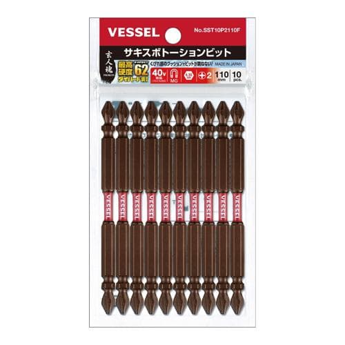 Bộ mũi khoan xoắn 10 cái VESSEL SAKISUBO No.SST5P2110 (Ph No.2 x O/D 4 x 110) 485453 Bộ mũi khoan xoắn 10 cái VESSEL SAKISUBO No.SST5P2110 (Ph No.2 x O/D 4 x 110) 485453
