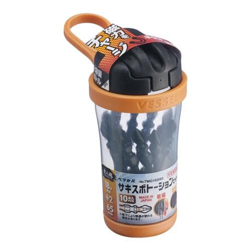 Bộ mũi khoan xoắn VESSEL No.Mag Bottle SAKISUBO No.TMG142065 (Ph No. 2 x Bộ 10 cái) 415289 Bộ mũi khoan xoắn VESSEL No.Mag Bottle SAKISUBO No.TMG142065 (Ph No. 2 x Bộ 10 cái) 415289
